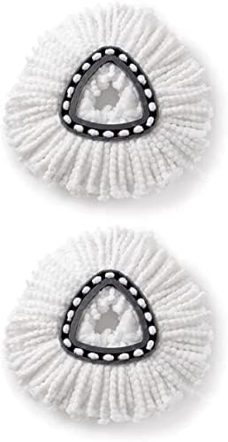 INKjetsclub Compatible Spin Mop Replacement Heads 2 Pack White