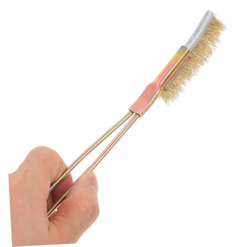 KICHOUSE 3Pcs Mini Stainless Steel Wire Brush for Rust and Grime Removal