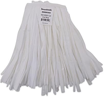 Boardwalk BWKBW2020 20 Nonwoven Rayon-Polyester Mop Head - White 12Carton
