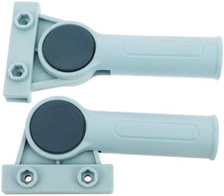 2pcs Rotatable Mop Clamp Handle Replacement Clips for Home Use