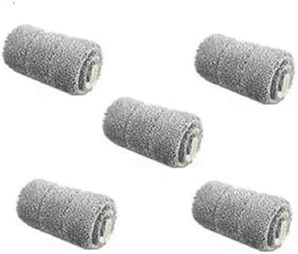 Vamarads 40cm Microfiber Mop Pad Replacement Kit 5pcs Gray