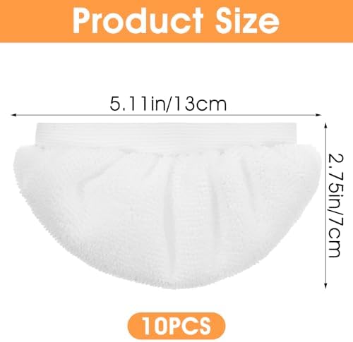 10pcs Reusable Steam Mop Pads Microfiber Cloth