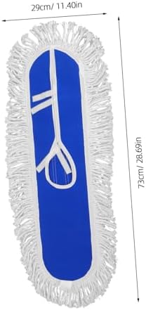 2pcs Dust Mop Head with Blue White Threads