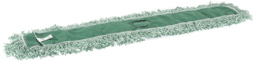 Rubbermaid Commercial Looped-End Dust Mop Head Replacement 48-Inch Green