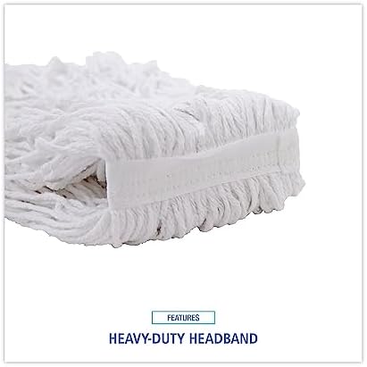 Boardwalk Banded Rayon Cut-End Mop Head Replacement 1