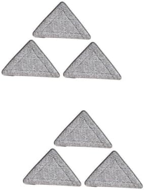 6pcs Chenille Mop Replacement Pads for Hardwood Tile Marble Cleaning
