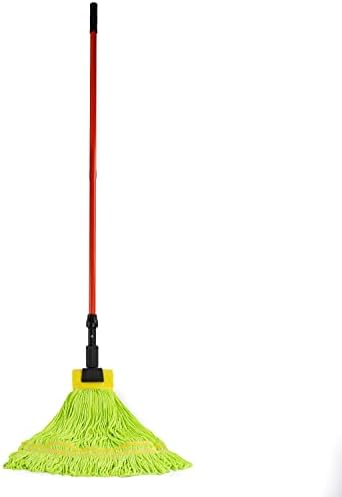 Matthew Cleaning Microfiber String Mop Head Replacement Green 3 Pack