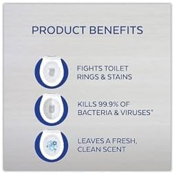 Lysol Bleach Toilet Bowl Cleaner 216oz 9X24oz 10X Strength