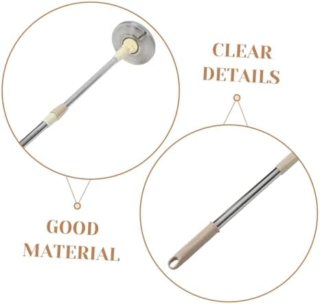 Expandable Mop Pole with Rotating Head and Telescopic Handle