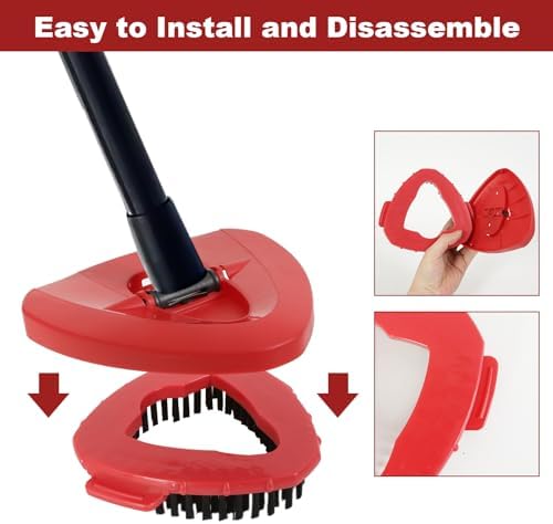 4 Pack Scrubber Mop Heads for O Cedar 1 Tank System