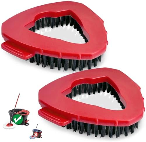 Koolstuffs 2PCS Spin Mop Scrub Brush Head for EasyWring 1 Tank
