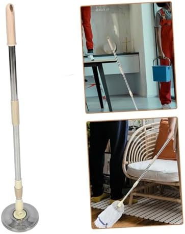 Expandable Mop Pole with Rotating Head and Telescopic Handle