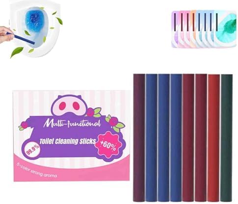 Kortyio Toilet Cleaning Sticks 3 in 1 Multi-Functional Continuous Cleaner