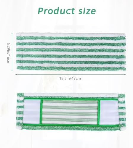 GreeSuit 6 Pack Mop Pad Refills for Libman Wet Dry Mop