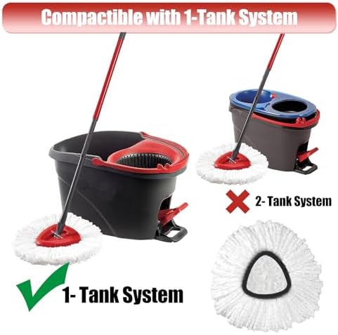 Koolstuffs Spin Mop Head Replacement 3 Pack CR01