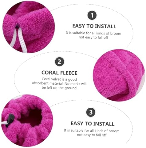1pc Ipetboom Broom Cover Cloth for Mops Indoor Cleaning