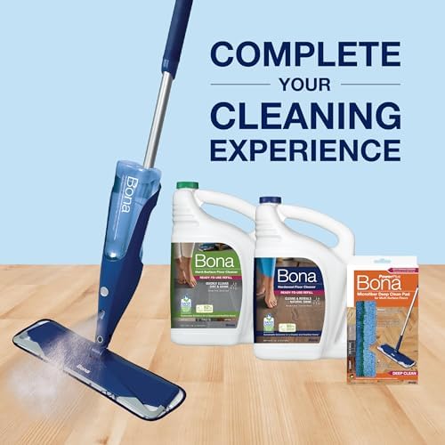 Bona Mop Microfiber Deep Cleaning Pad - 1-Pack - Dual Zone Design