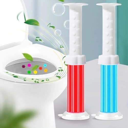 7 Scent Toilet Gel Cleaner with Cute Flower Stamps 98 Count