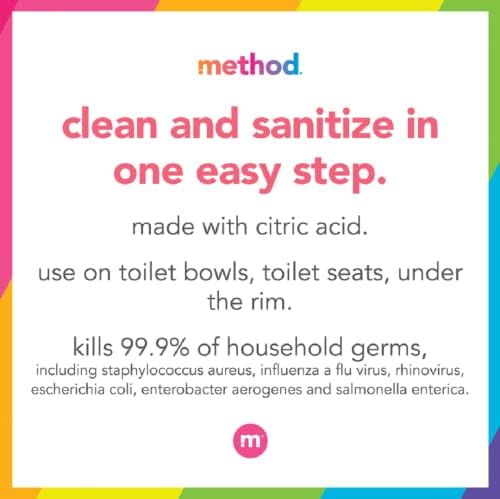 Method Antibacterial Toilet Bowl Cleaner 24 Fl Oz Pack of 3