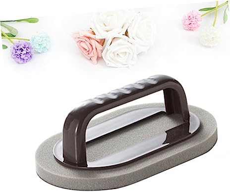 SHERCHPRY Rust Remover Emery Sponge Brush Handle