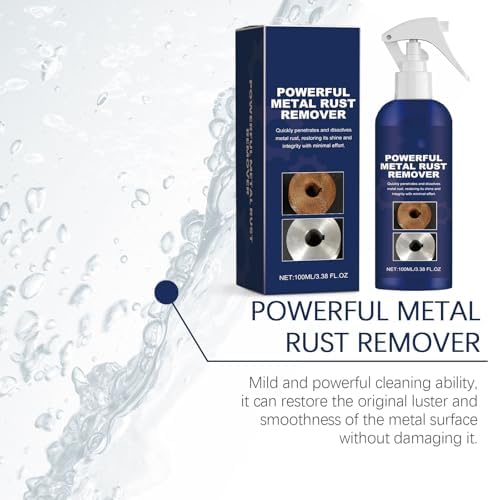 QCHIAN 2024 Rust Remover Spray 100ml 2pcs