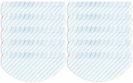 100 Pack Light Yellow Disposable Mop Pads for Robot Vacuums