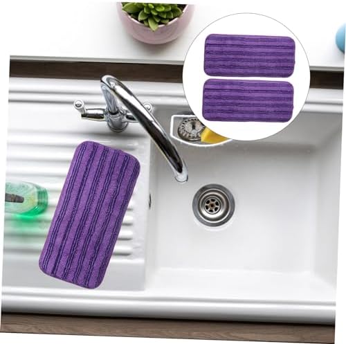 Minkissy 2 Pack Reusable Mop Pads for Efficient Cleaning
