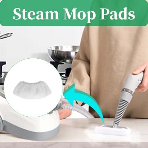 Cayton Steam Mop Pads 15PCS Reusable Universal Cleaner Attachments
