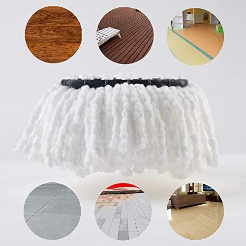 6 Pack Spin Mop Replacement Heads Microfiber