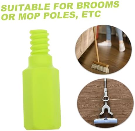 Heavy Duty Threaded Mop Handle Adapter for Broom and Floor Squeegee