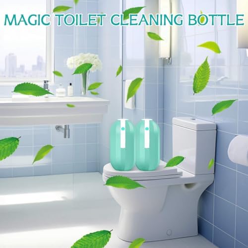 Krazy Klean Toilet Cleaner - Long-Lasting Deep Clean Gel Kit