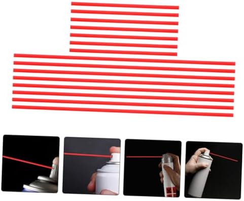 Uonlytech 40Pcs Rust Remover Spray Can Tubes with Long Nozzle Extensions