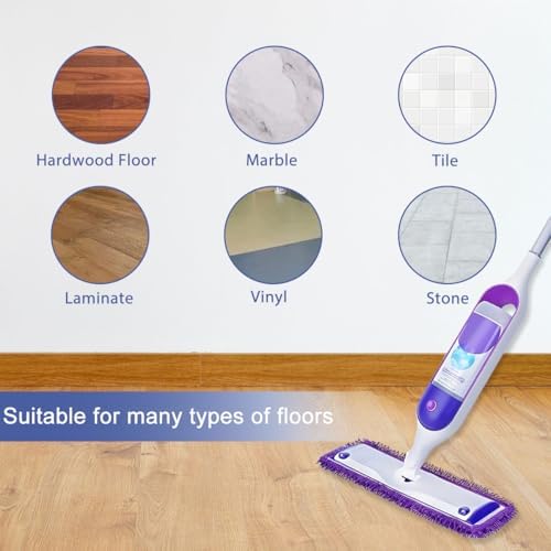 Diteje 5 Pack Replacement Mop Pads for Swiffer PowerMop 1