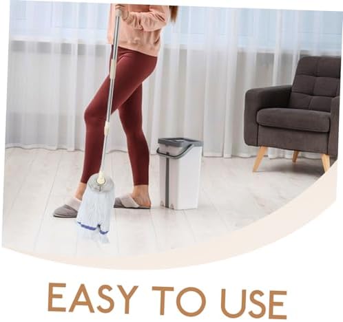 Expandable Mop Pole with Rotating Head and Telescopic Handle