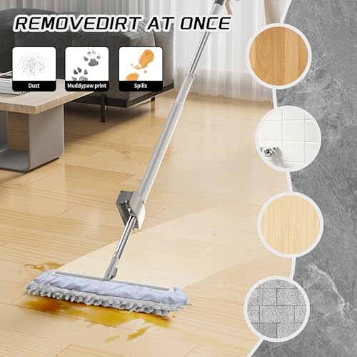 EKIORI Mop Slippers Socks for Walk Clean
