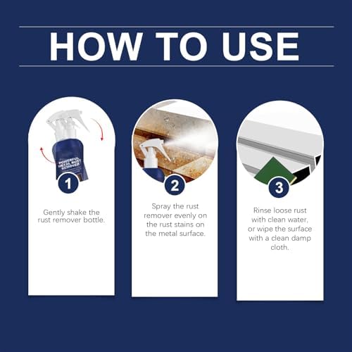 QCHIAN 2024 Rust Remover Spray 100ml 2pcs