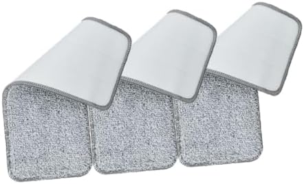 Ipetboom 3pcs Microfiber Mop Pads Replacement for Hardwood Tile Marble