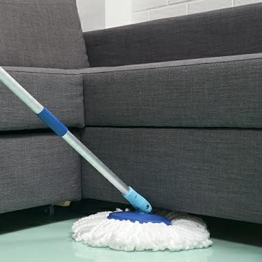 LEIHEFA Microfiber Mop Heads 3 Pack - Universal Fit 360 Rotating Machine Washable