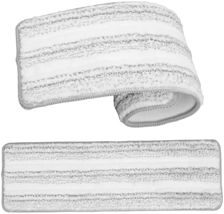 Ipetboom 2pcs Thickened Flat Mop Pads Reusable for Hardwood Tile