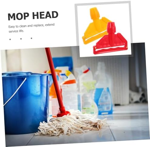 2pcs Detachable Mop Clip for Universal Mop Handle Replacement 1