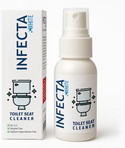 INFECTA White Toilet Cleaning Spray 50ml Travel Size