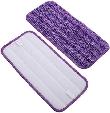 Minkissy 2 Pack Reusable Mop Pads for Efficient Cleaning