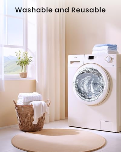 Rrochio 4Pack Washable Mop Pads for Roborock Saros 10G30