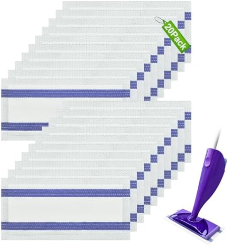 Aiyiried Spray Mop Pad Refills for Swiffer Wet Jet 20 Count