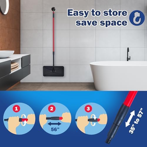 Matthew Microfiber Mop Refills for 15x8 Mops - 3Pcs Reusable Replacement Heads