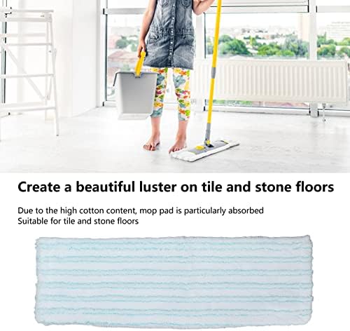 2Pcs Reusable Cotton Mop Head for Leifheit