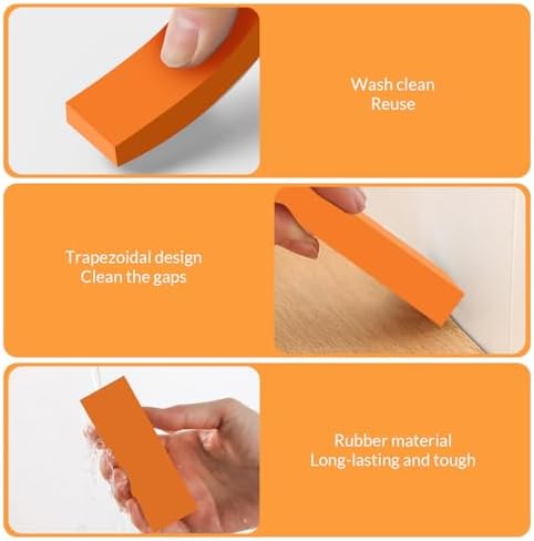 Muzrunq 6PCS Reusable Stainless Steel Scratch Remover