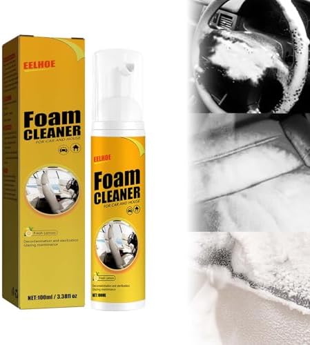 Premium Multi-Purpose Foam Cleaner for Car Steering Wheel and More