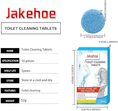Jakehoe Toilet Cleaning Tablets 16 Pack