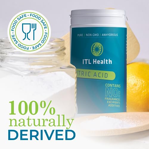 Mag365 Non-GMO Citric Acid 1kg Recyclable Tub
